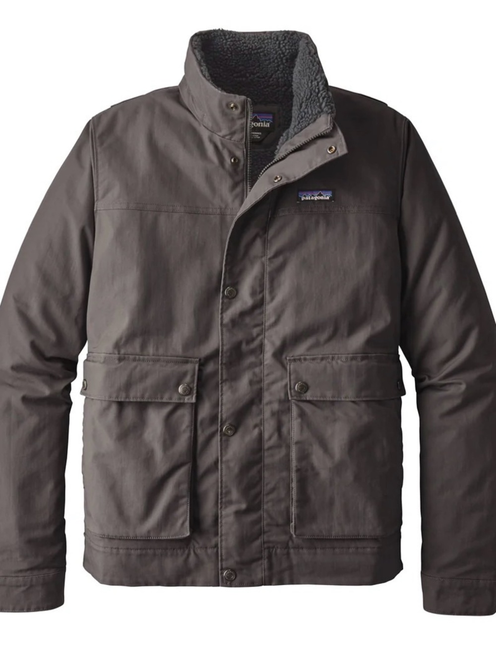 Patagonia Men's Maple Grove Canvas Jacket in Forge Gray